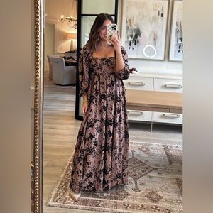 The Impeccable Pig - Nice To Know Midi Dress - Brown/Black
